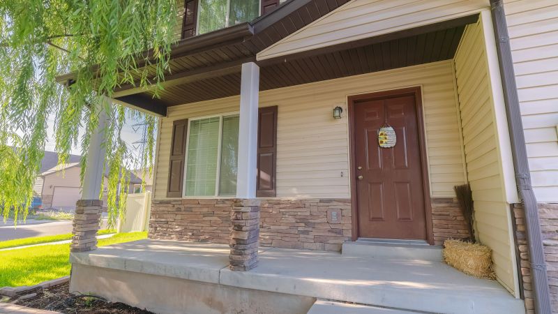 Concrete Porch with Steps